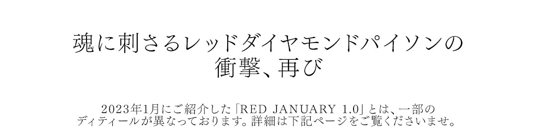 FAGASSENT RED JANUARY II / ファガッセン レッドジャニュアリー2.0